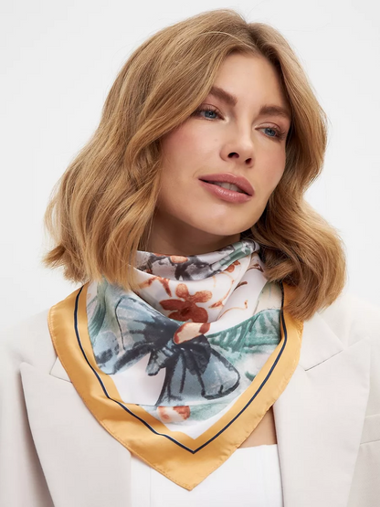 Foulard Carré 70 "Éclat Bohème"