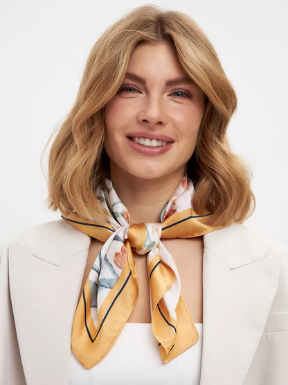 Foulard Carré 70 "Éclat Bohème"